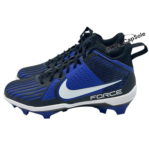 Size 12 Nike Force Savage Pro 3 Midnight Navy Football Cleats DA5453-401 New